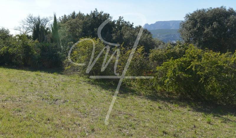 Vente terrain Cassis vue degage 