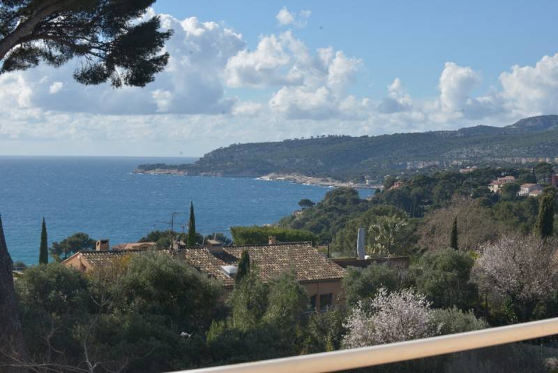 Vente T3 cassis dernier tage, terrasse, vue mer