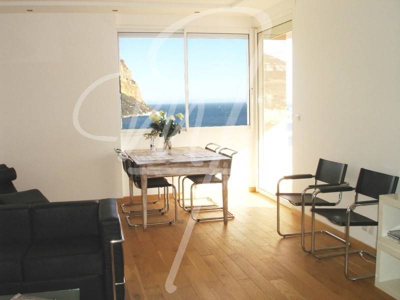 Vente appartement contemporain T3 cassis plage prox plage et port vue mer, dernier tage