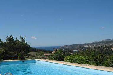 Vente cassis immobilier, proprit sur 7728m de terrain avec piscine, au calme.