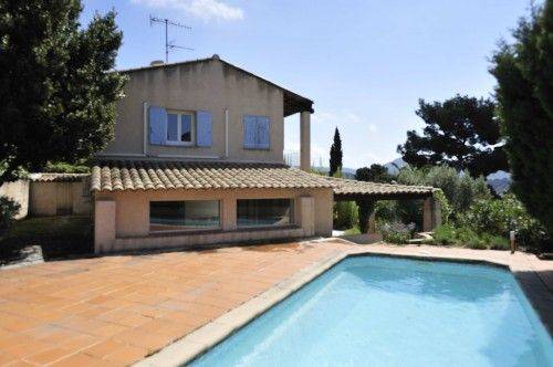 Vente cassis, vente villa rnove style contemporain, piscine, vue mer