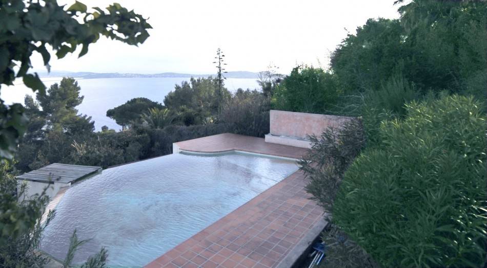 Vente villa d'architecte T6 carqueiranne splendide vue mer, piscine