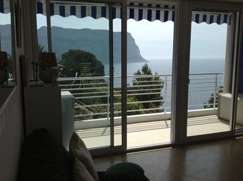 Vente appartement vue mer T2  cassis poximit plage du bestouan terrasse