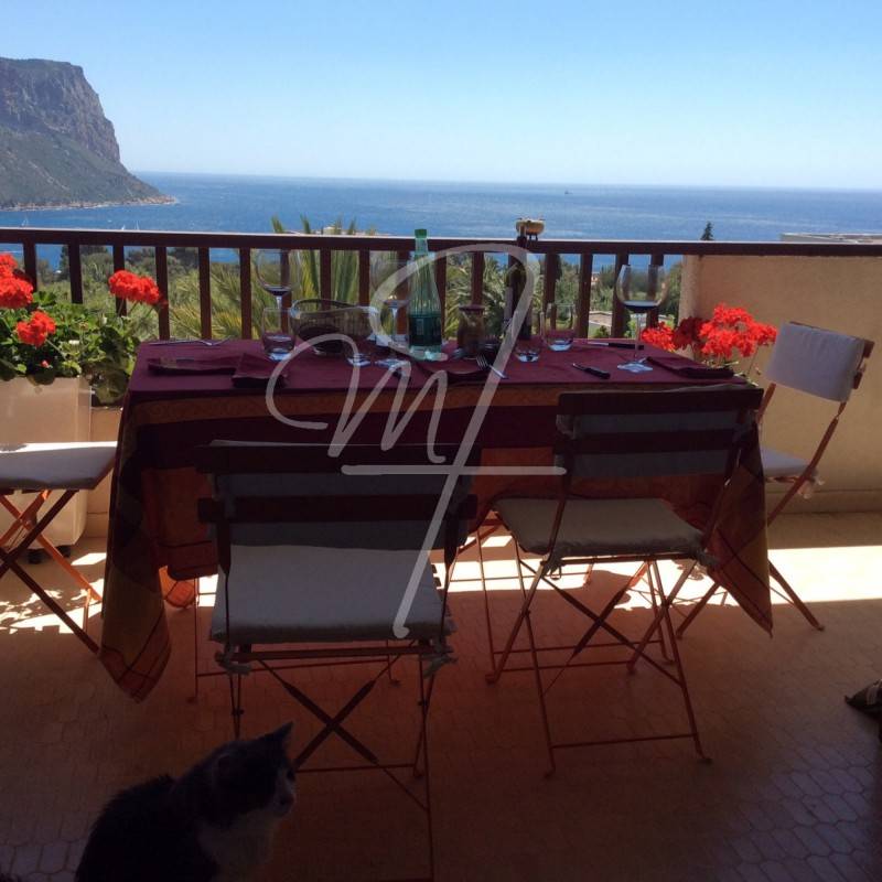 Vente appartement vue mer T3 cassis bestouan terrasse, vue mer,  paking privatif